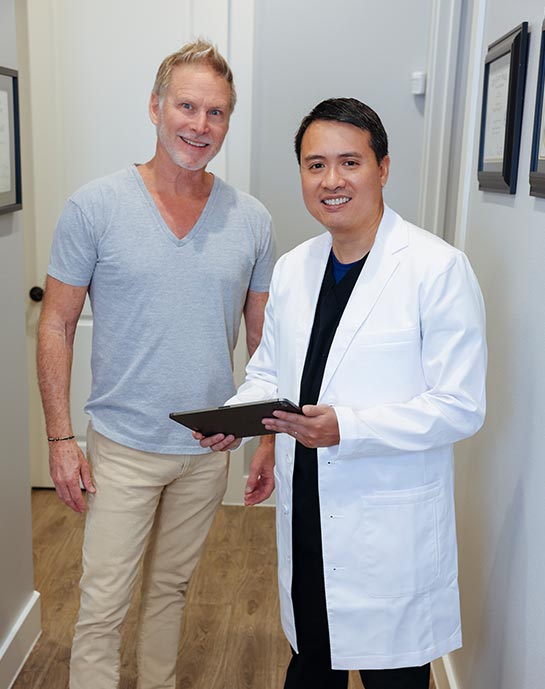 Dr. Truong with Patient