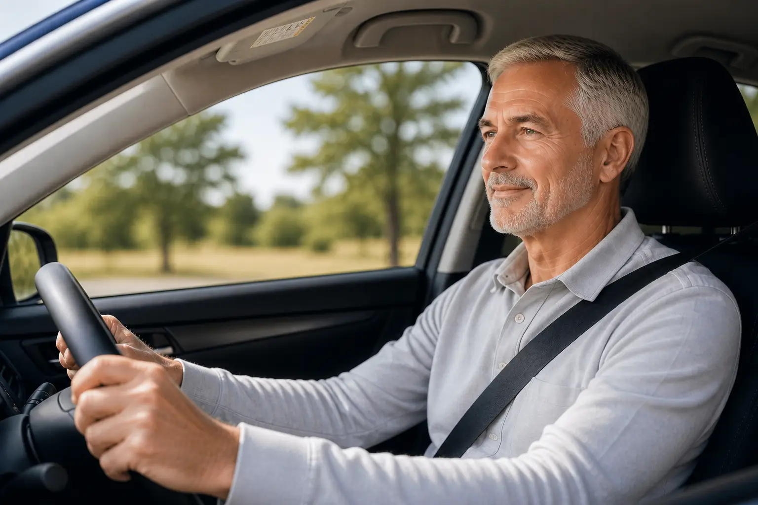 Patient driving without glasses after LASIK in Fort Worth