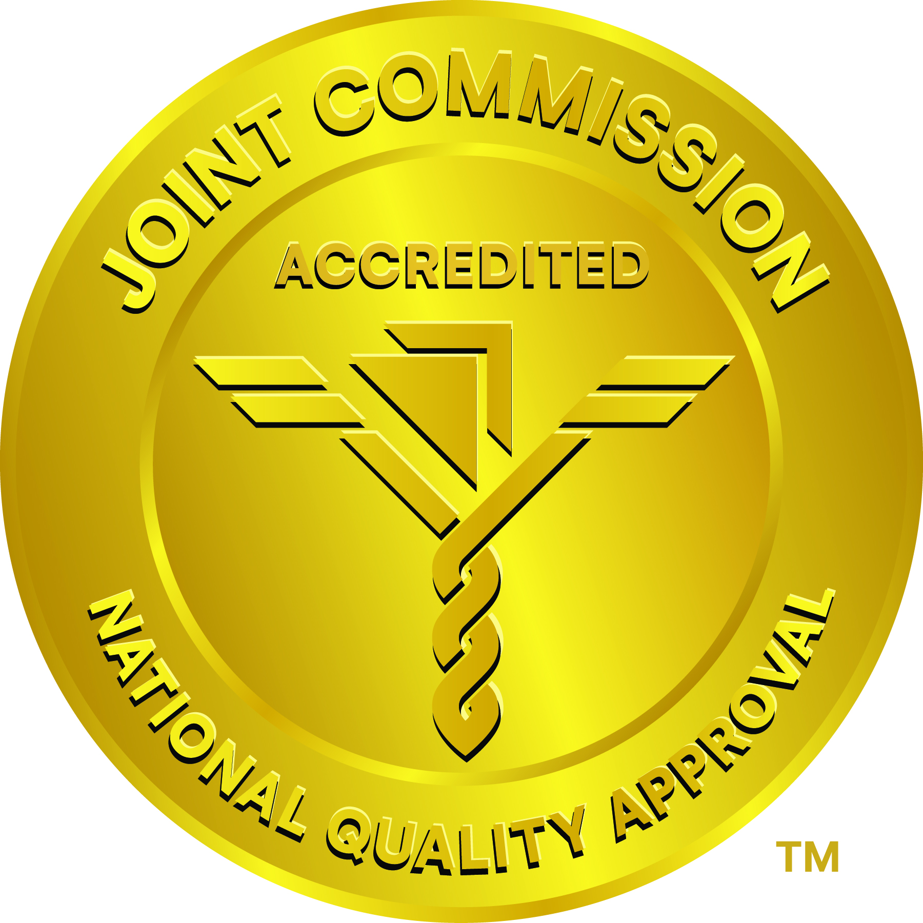 The Joint Commission Gold Seal of Approval for accreditation